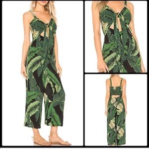 Beach Riot Owen Palm Jumpsuit, XS